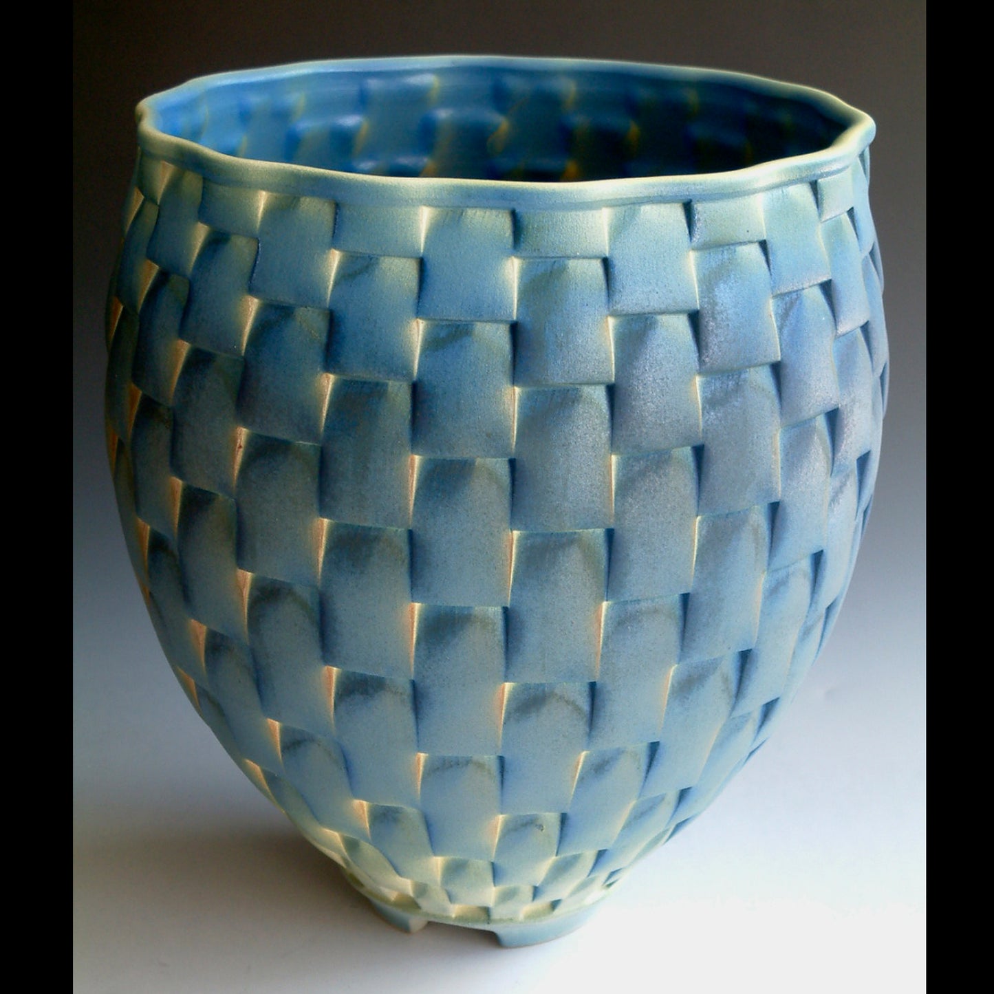Large Basket Weave Vessel