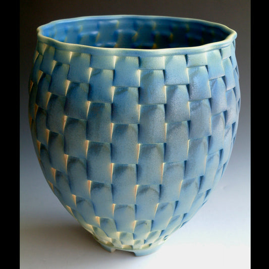 Large Basket Weave Vessel