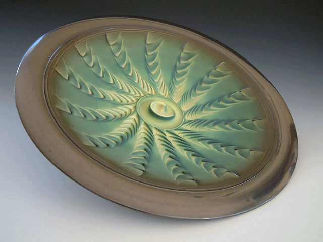 Green Palm platter