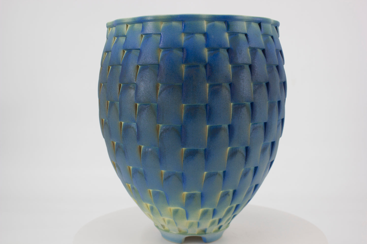 Large Basket Weave Vessel